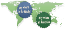 Anywhere in the World, Anywhere in Australia